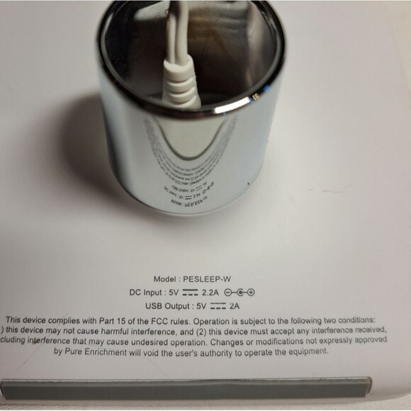 Pure Enrichment WAVE™ Sleep Therapy Sound Machine Hi-Fi Compact Shut-Off Timer - Picture 4 of 5